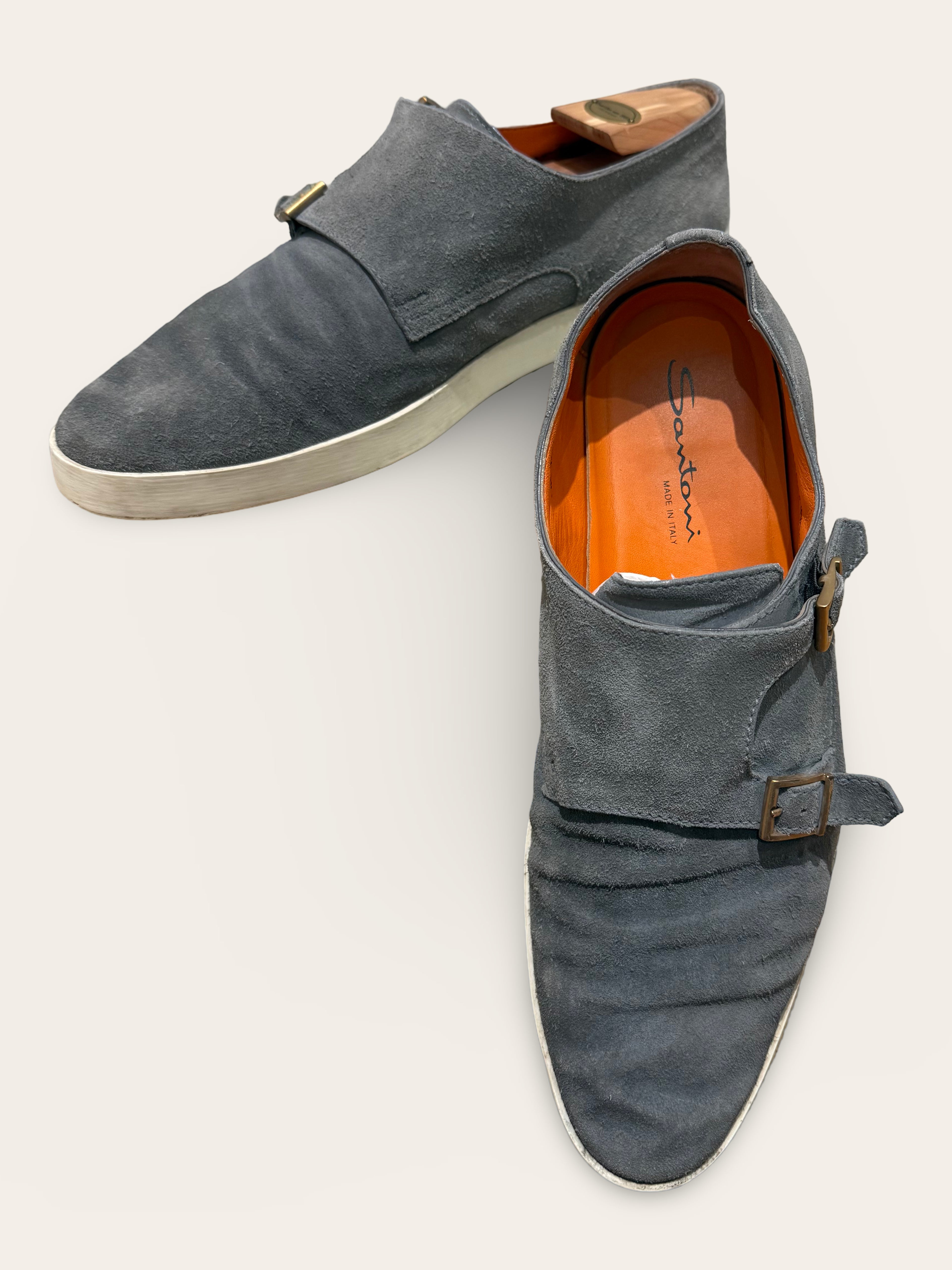 Santoni Double Buckle Sneakers | Very Good Condition | UK 10 / EU 45
