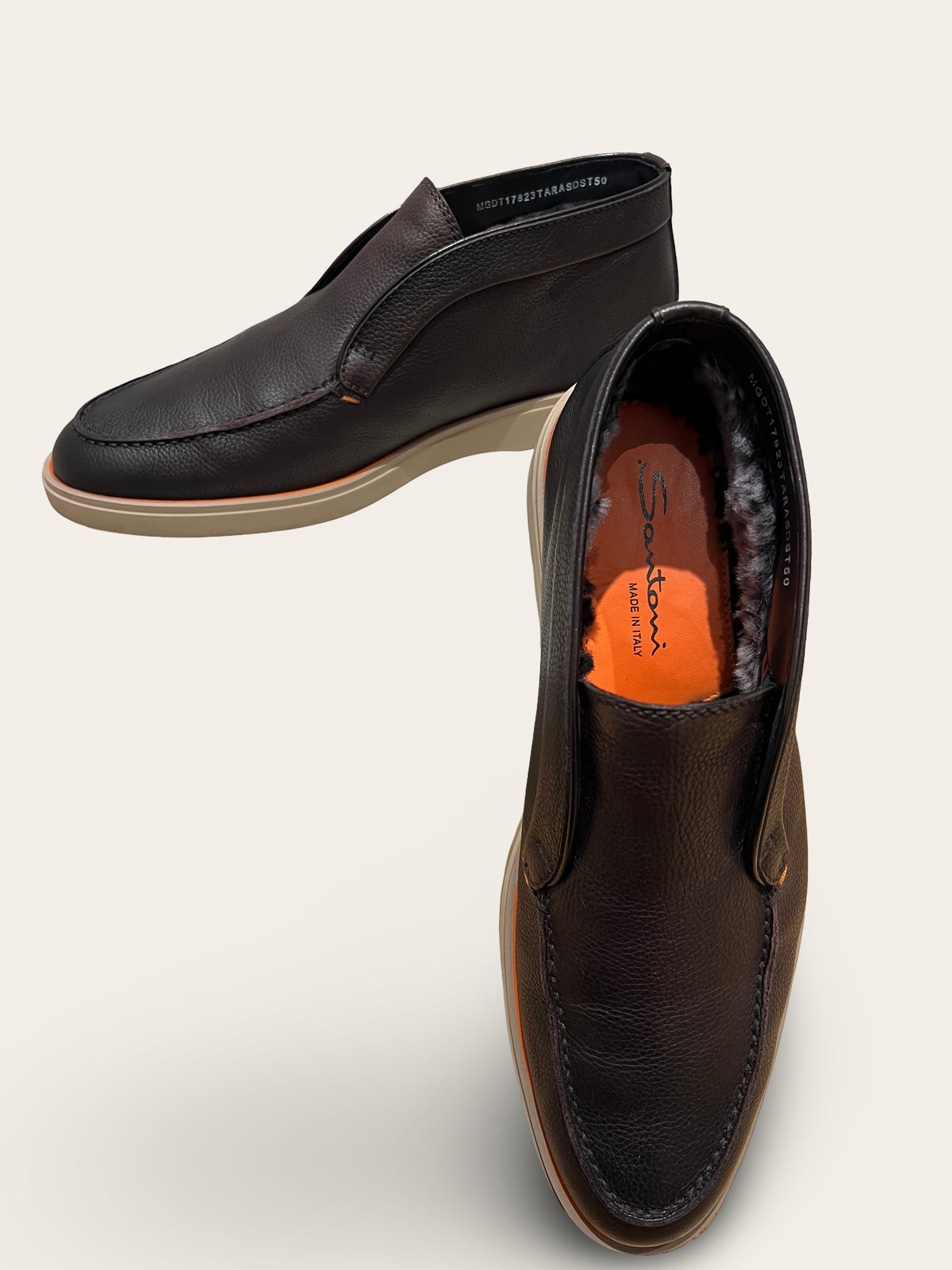 Santoni High Loafers | Like New (Store Display Model) | UK 9 / EU 44