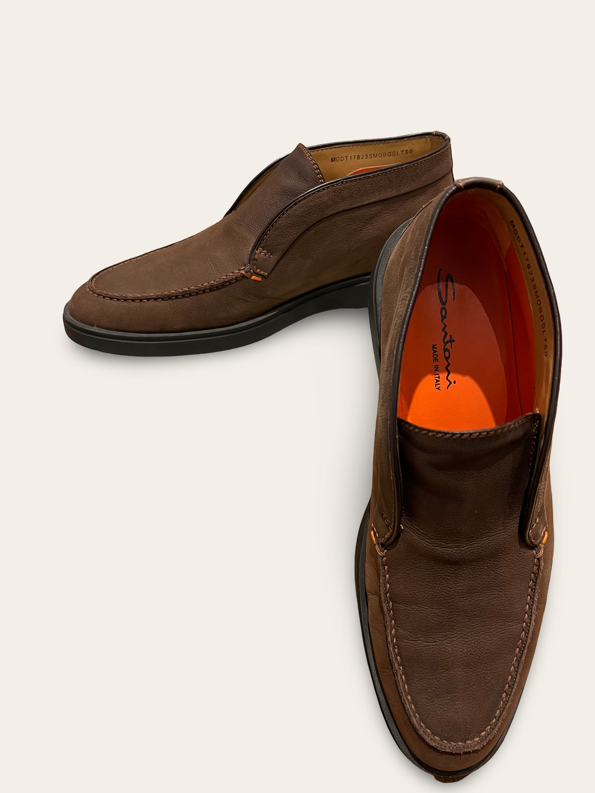 Santoni High Loafers | Like New (Store Display Model) | UK 9 / EU 44