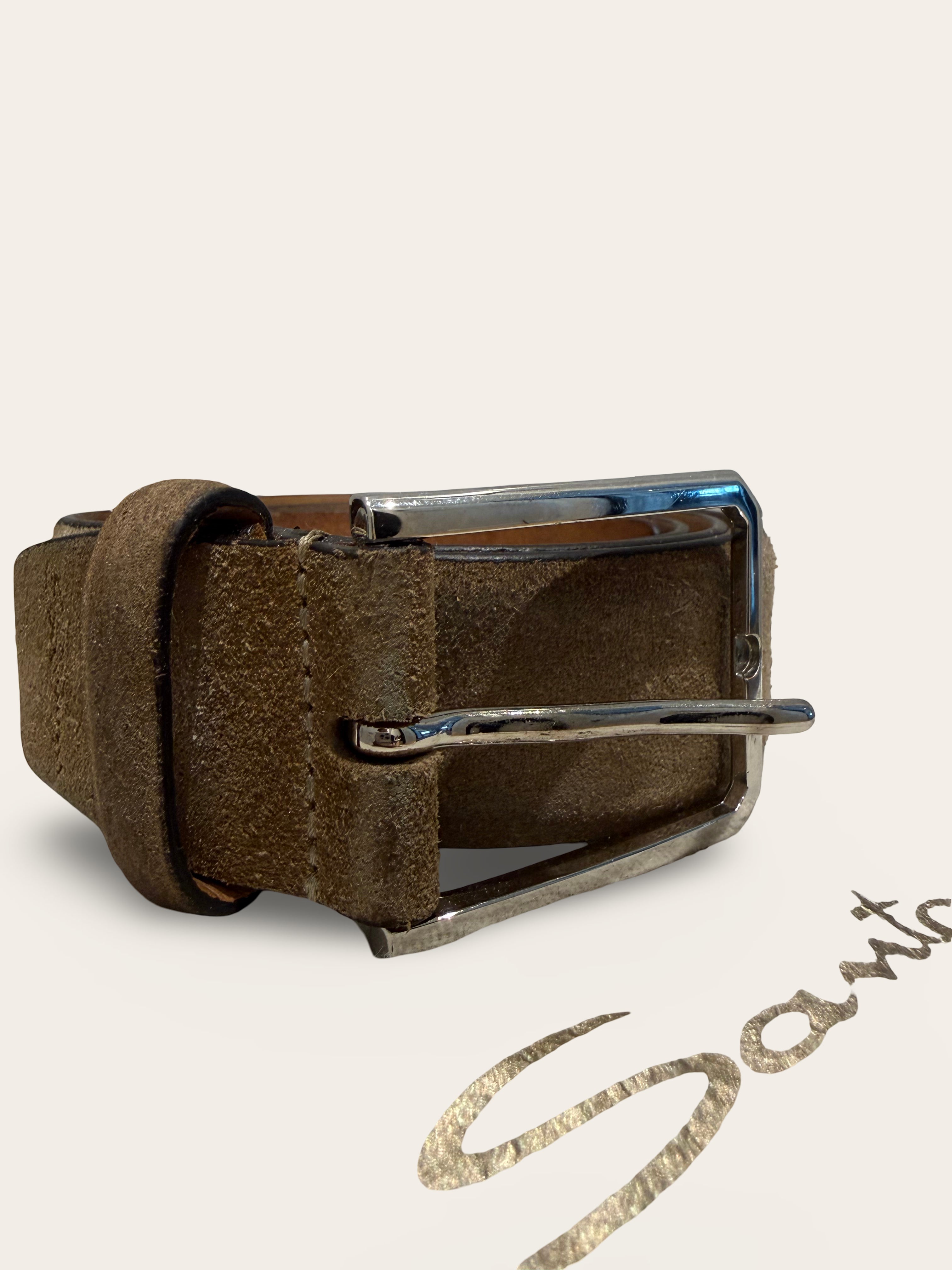 Santoni Suede Belt | Good Condition | 95cm