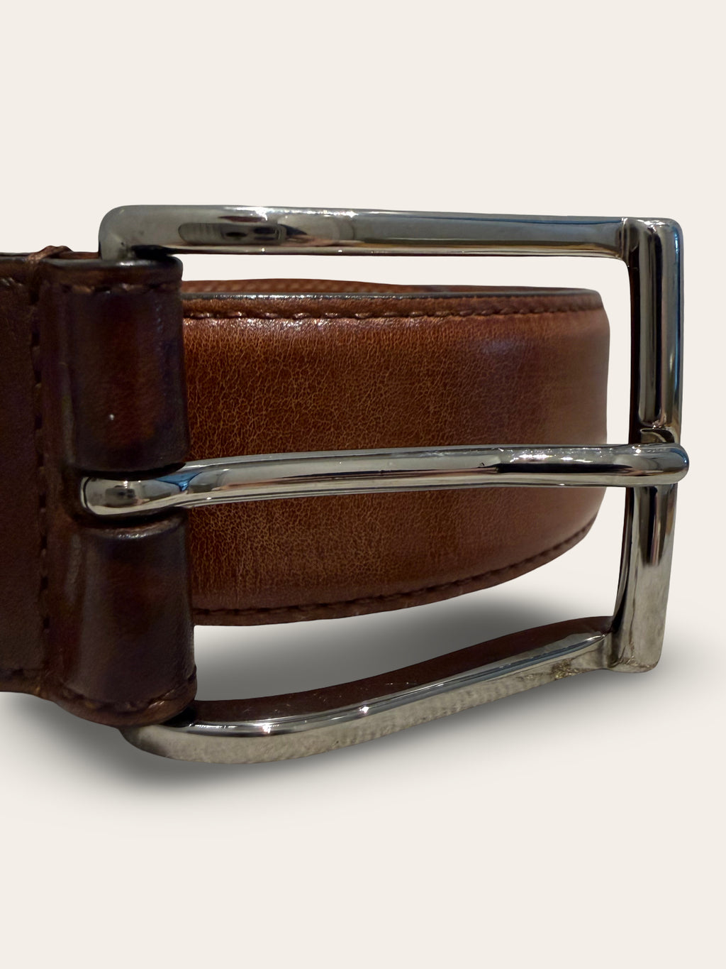 Santoni Leather Belt | Very Good Condition | 105cm
