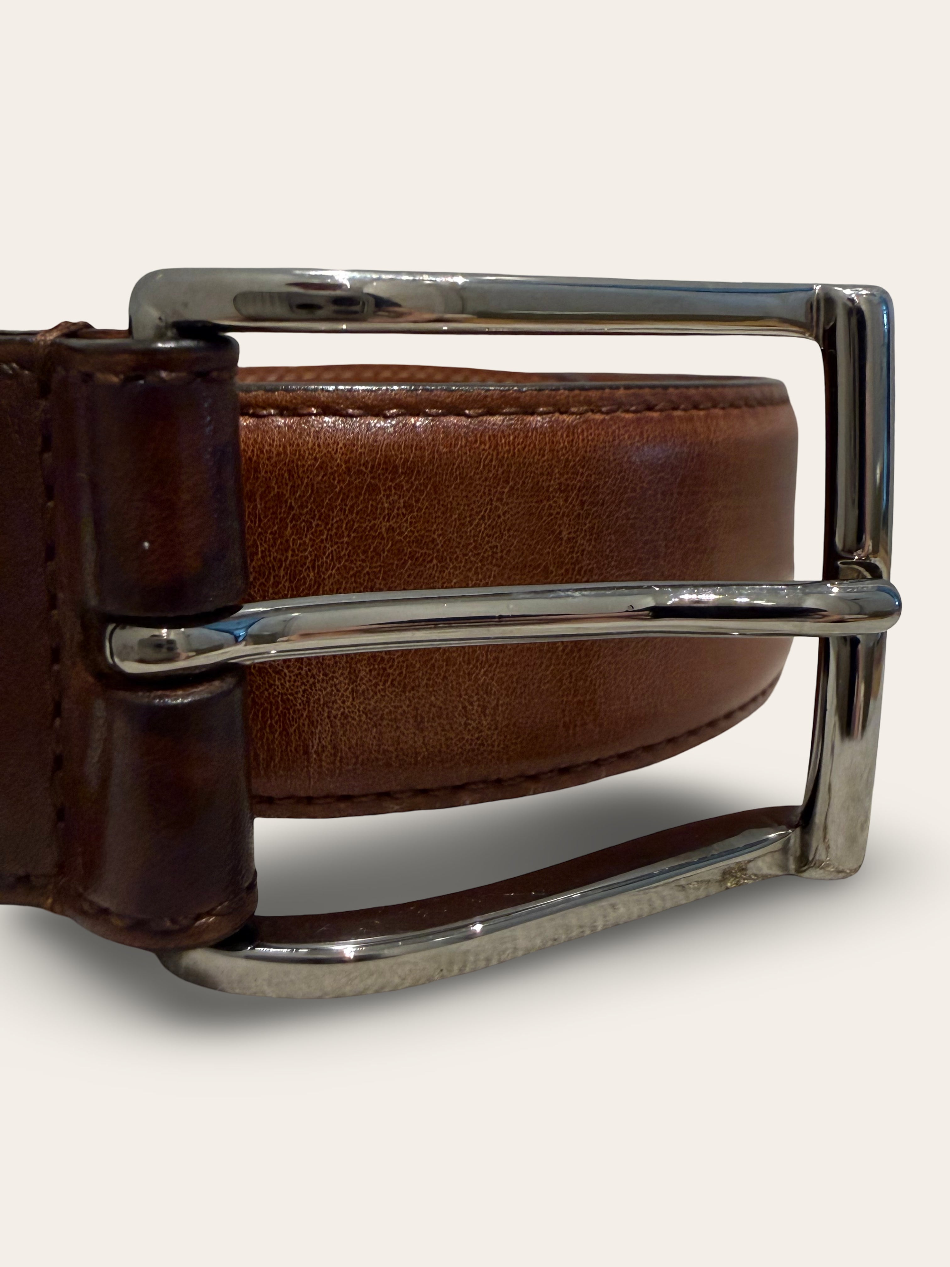 Santoni Leather Belt | Very Good Condition | 105cm