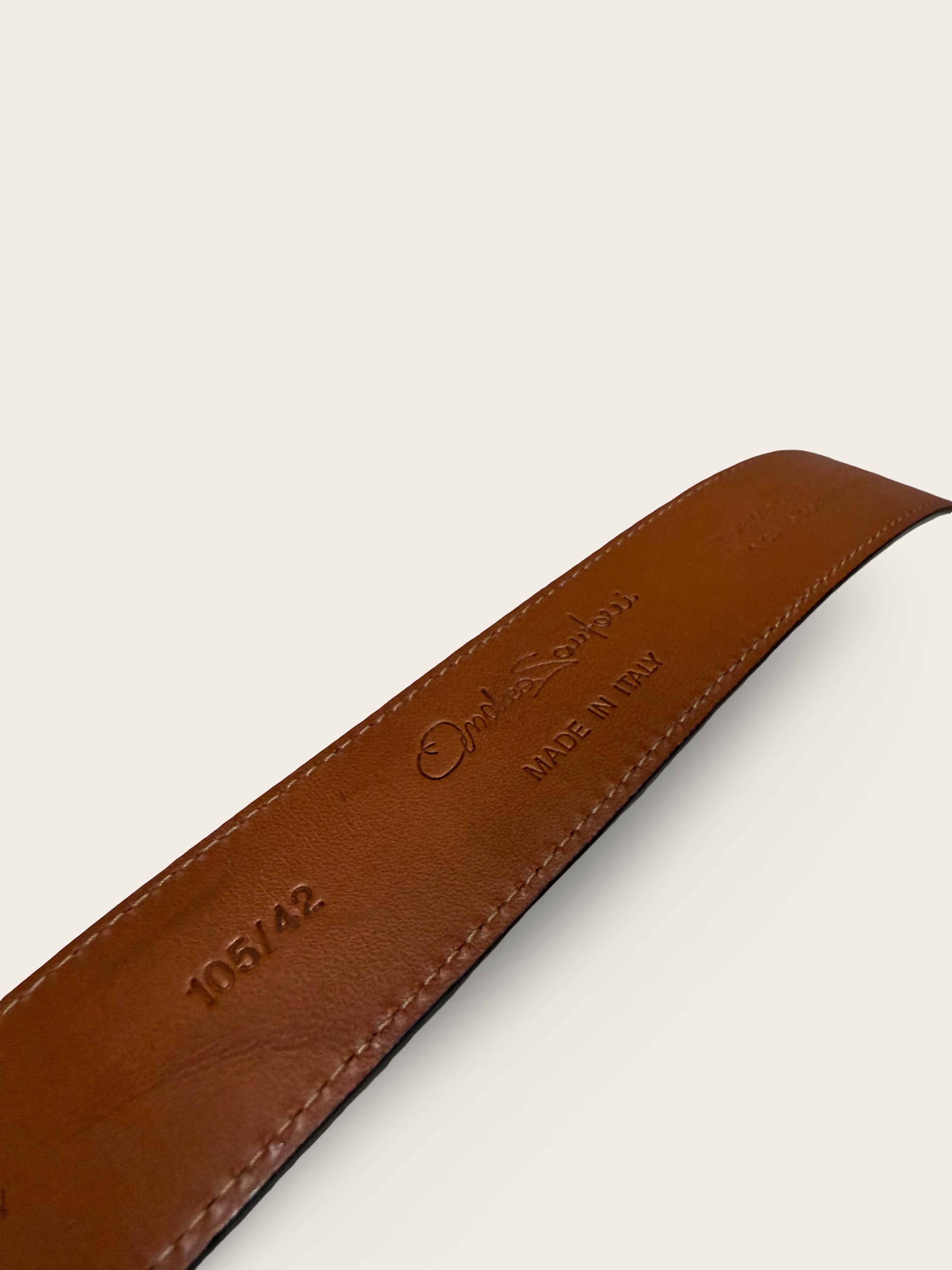 Santoni Leather Belt | Very Good Condition | 105cm