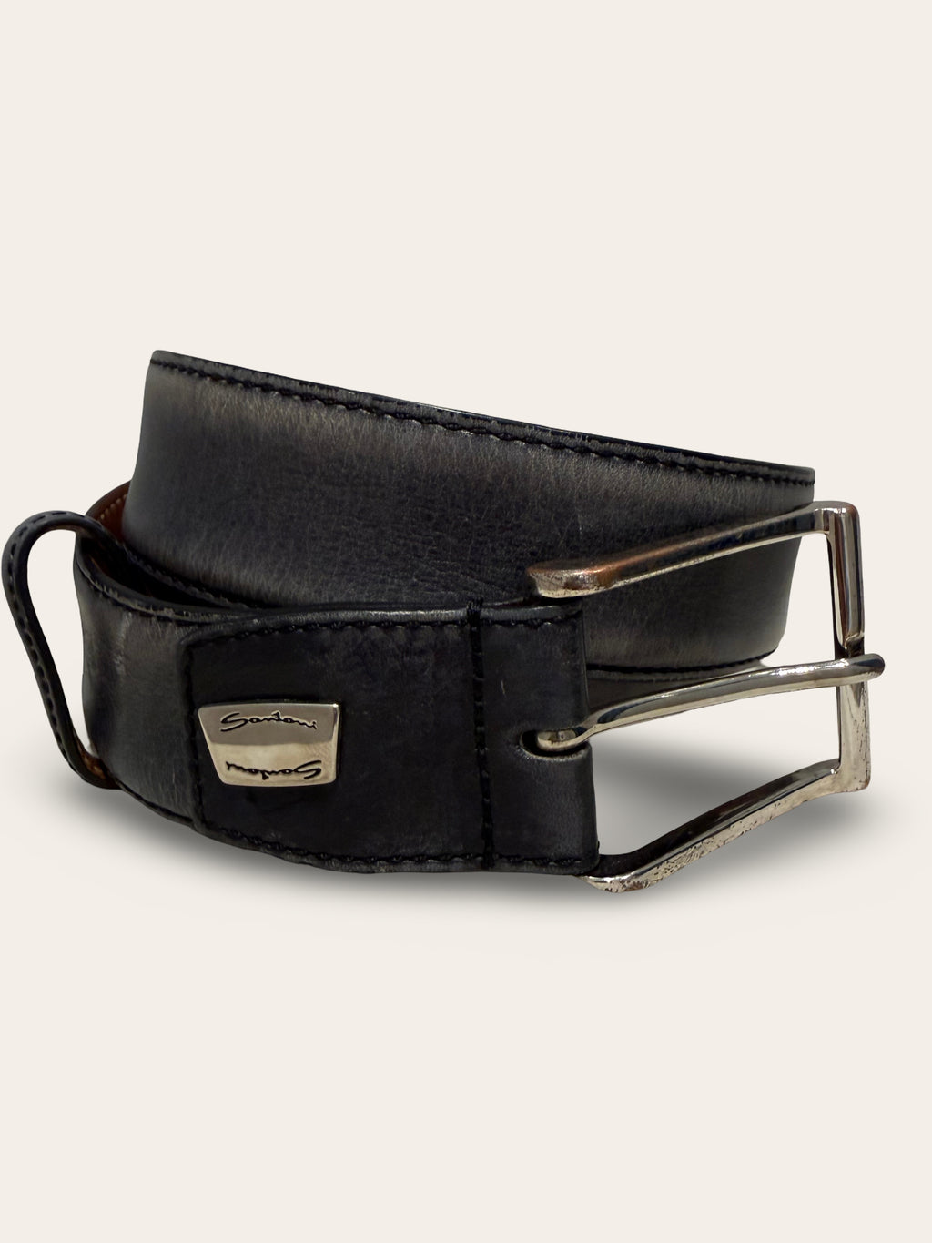 Santoni Leather Belt | Good Condition | 110cm