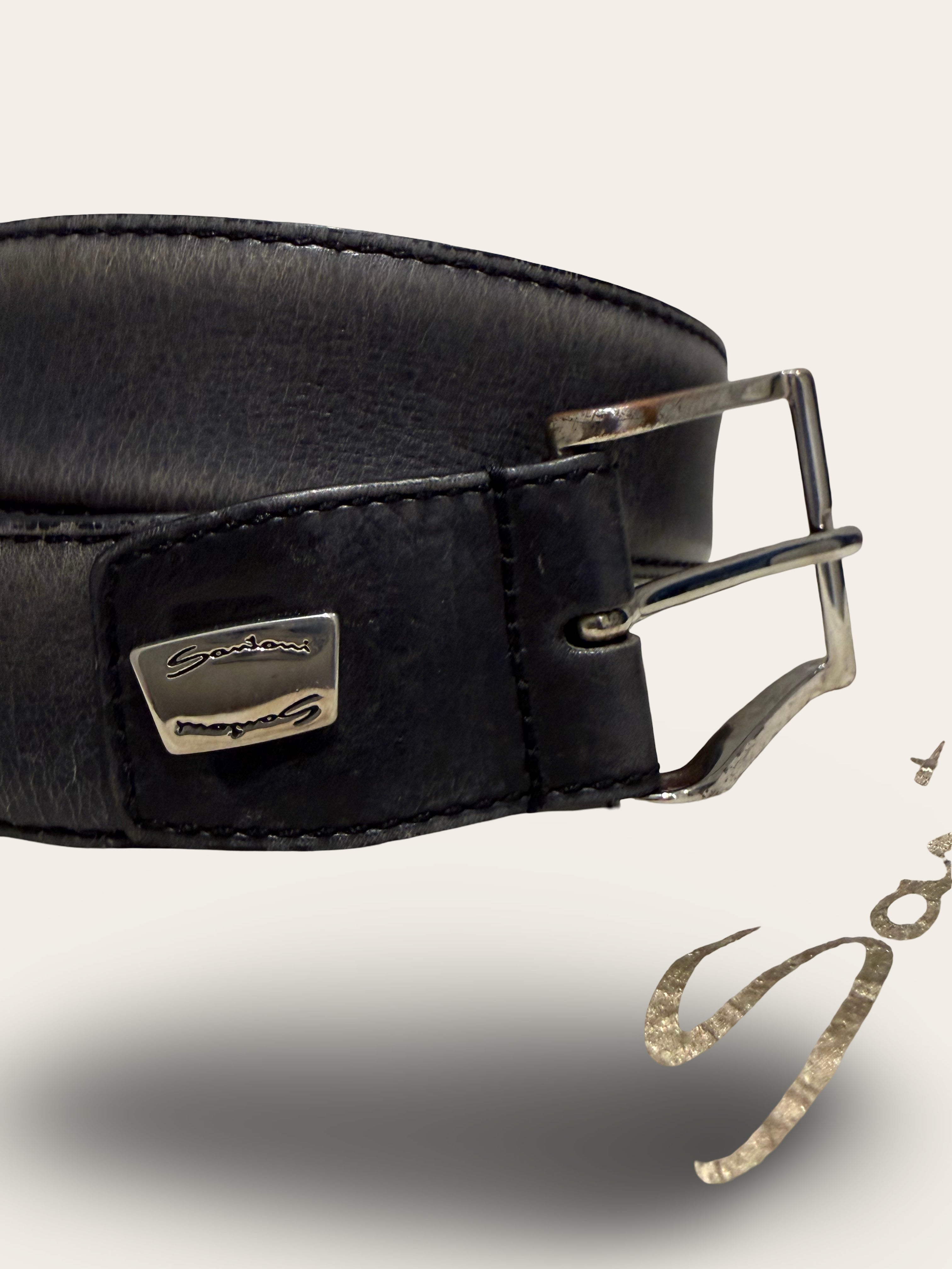 Santoni Leather Belt | Good Condition | 110cm