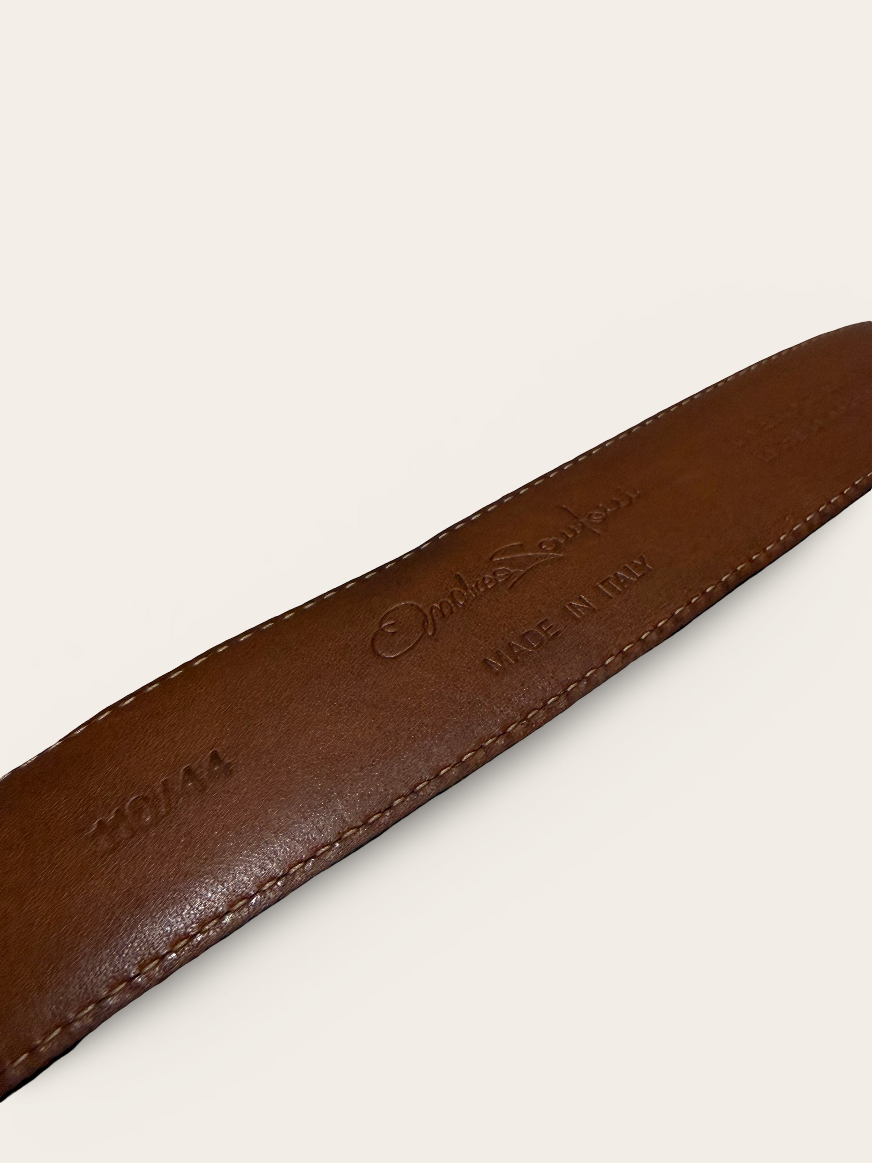Santoni Leather Belt | Good Condition | 110cm