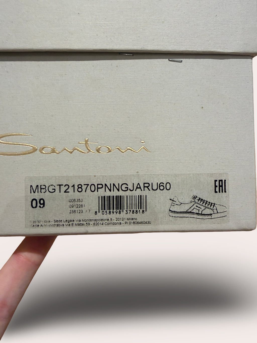 Santoni DBS Sneakers | Very Good Condition | UK 9 / EU 44