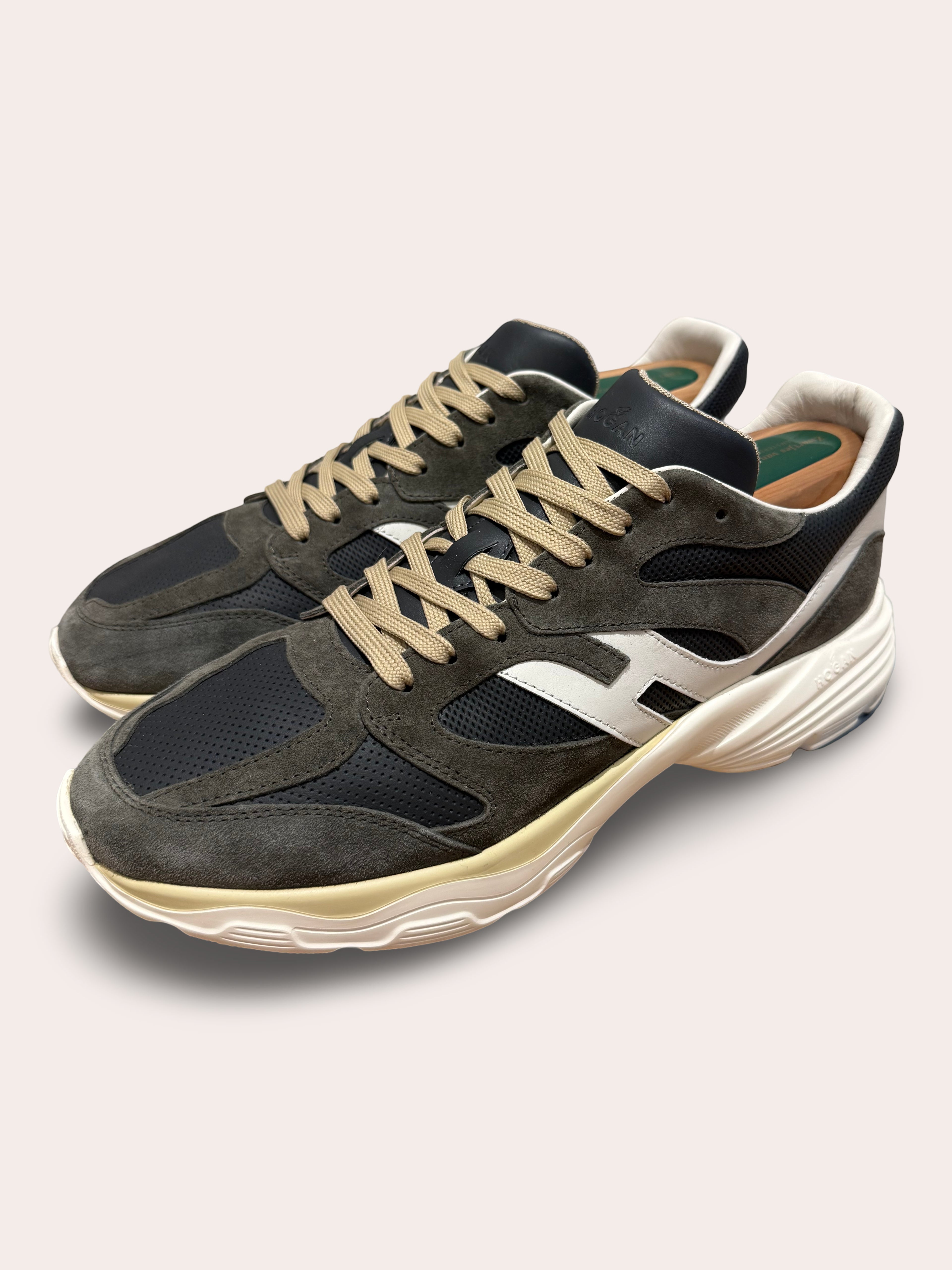 Hogan H Stripes Sneakers | Like New (Store Display Model) | UK 10 / EU 45