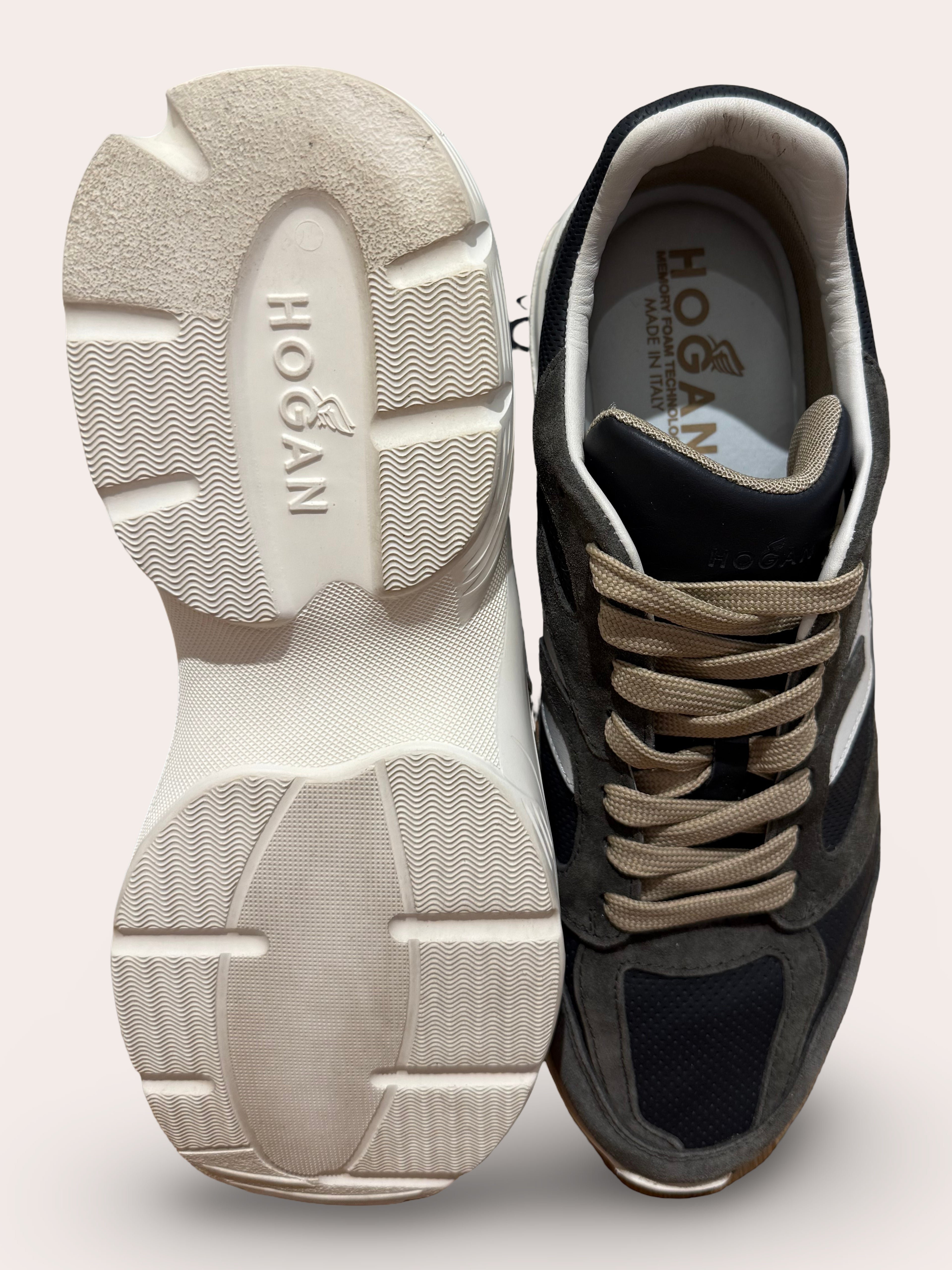 Hogan H Stripes Sneakers | Like New (Store Display Model) | UK 10 / EU 45