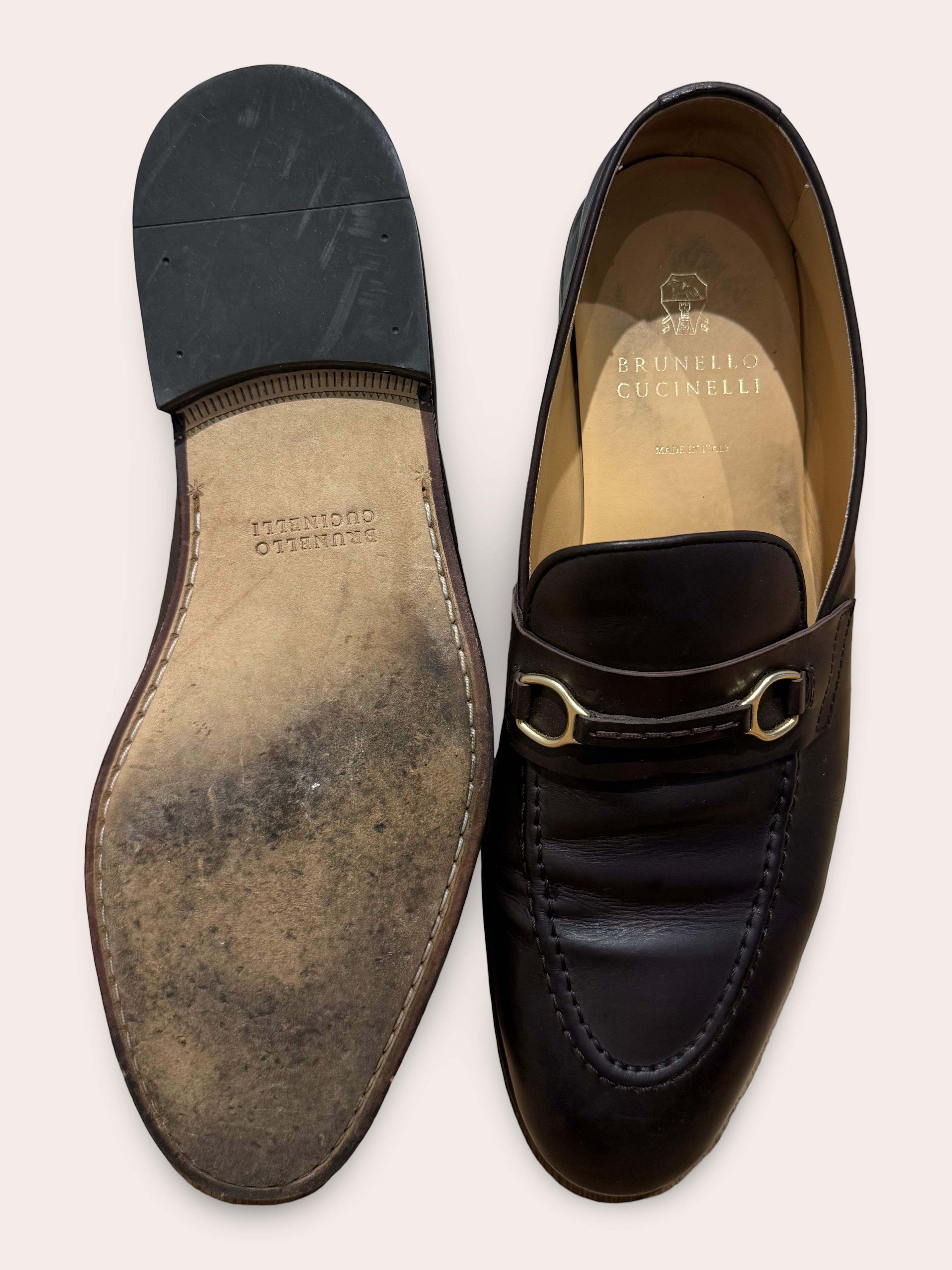 Brunello Cucinelli Buckle Loafers | Very Good Condition | EU 44