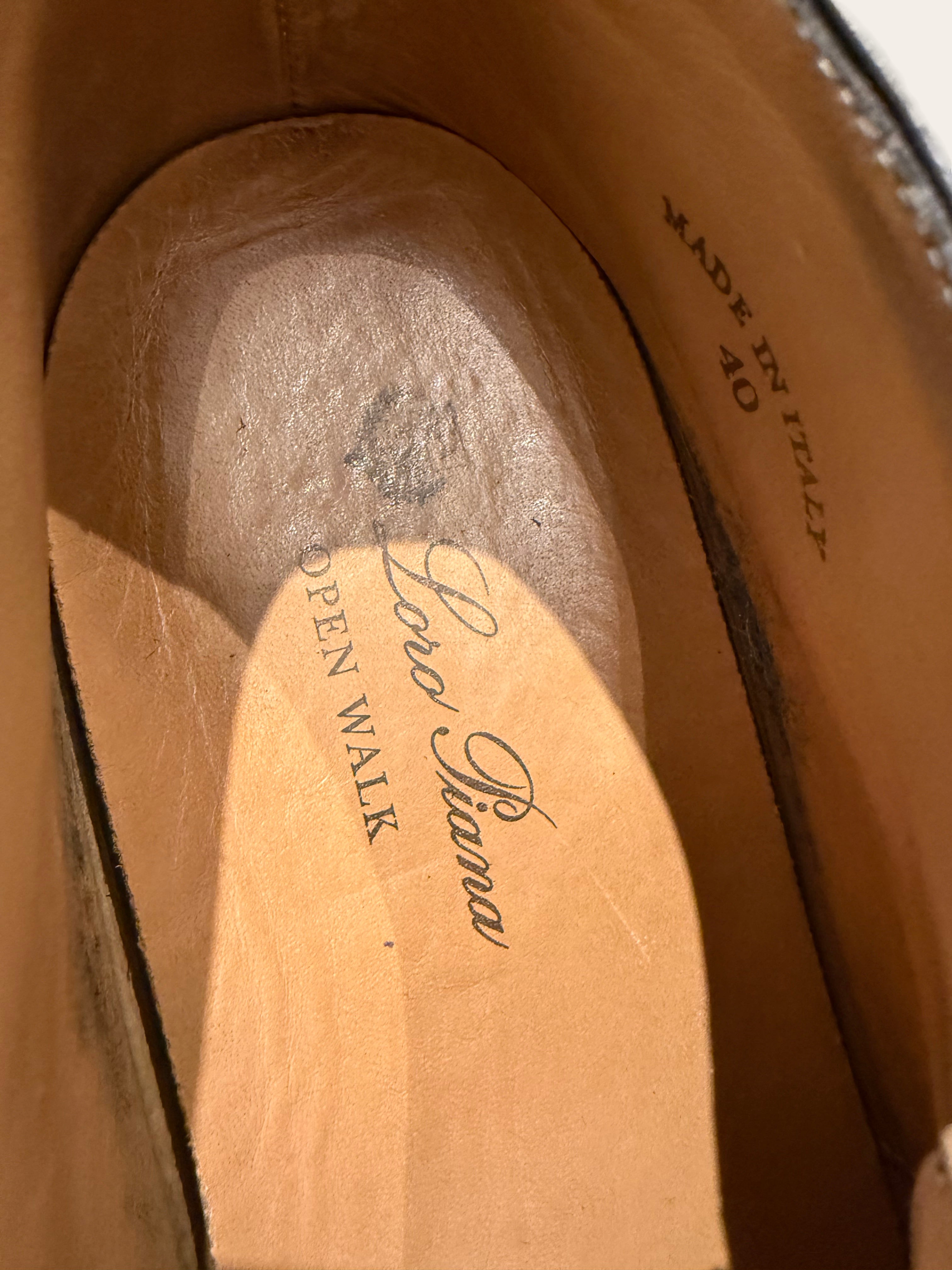 Loro Piana Open Walk Loafers | Good Condition | EU 40