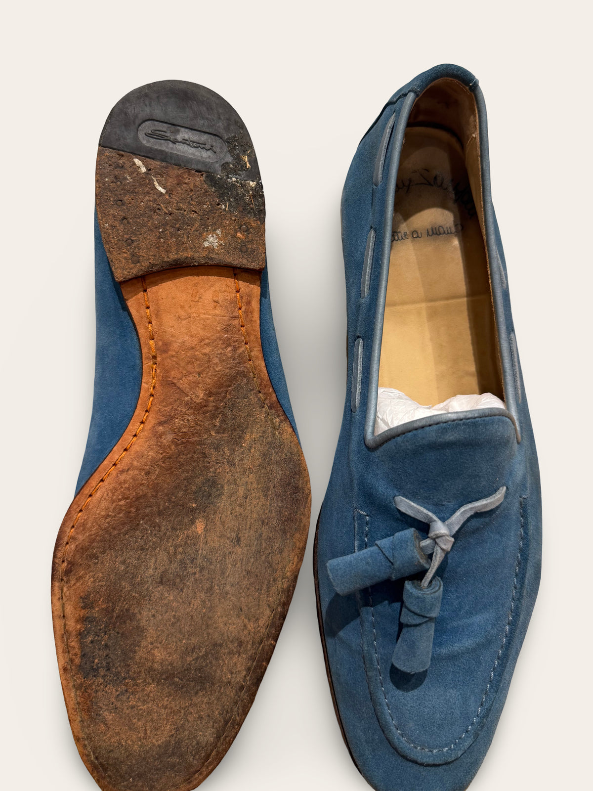 Santoni Tassel Loafers | Very Good Condition | UK 7 / EU 42
